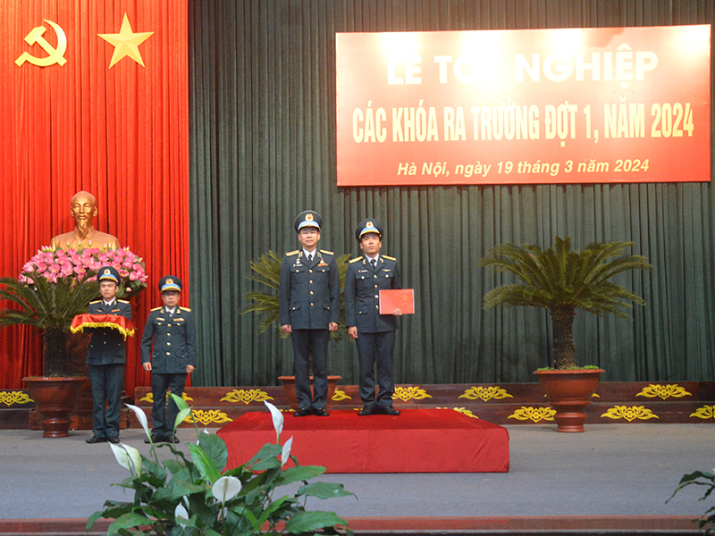 Học viện Phòng không-Không quân tổ chức Lễ tốt nghiệp ra trường đợt 1 năm 2024