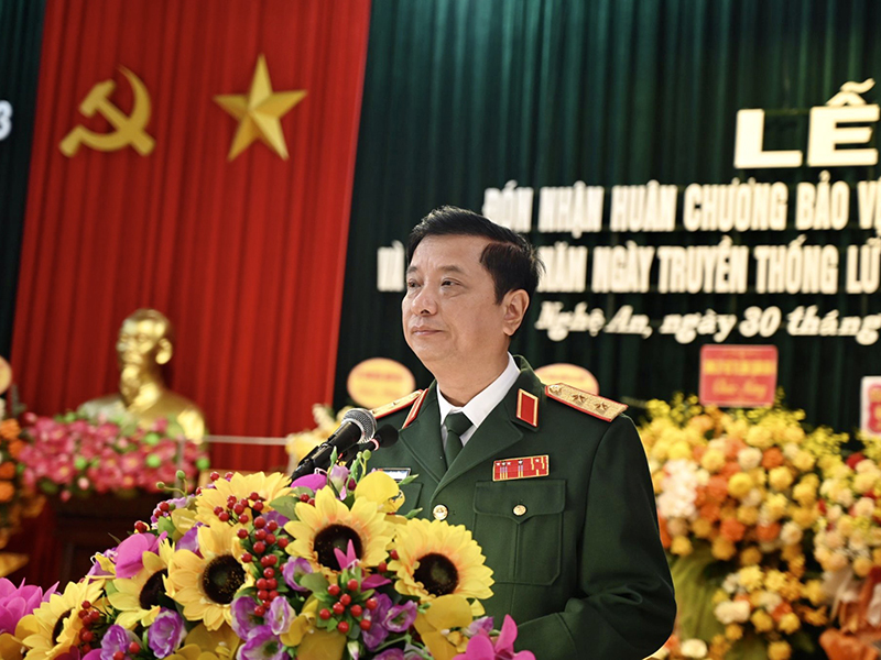 Lữ đoàn Phòng không 283 tổ chức Lễ đón nhận Huân chương Bảo vệ Tổ quốc hạng Nhì và Kỷ niệm 45 năm Ngày truyền thống
