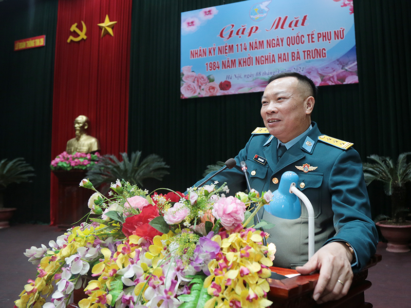 Các cơ quan, đơn vị trong Quân chủng Phòng không - Không quân gặp mặt kỷ niệm 114 năm Ngày Quốc tế Phụ nữ 8-3