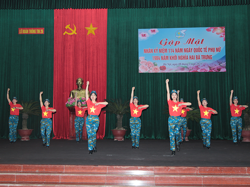 Các cơ quan, đơn vị trong Quân chủng Phòng không - Không quân gặp mặt kỷ niệm 114 năm Ngày Quốc tế Phụ nữ 8-3