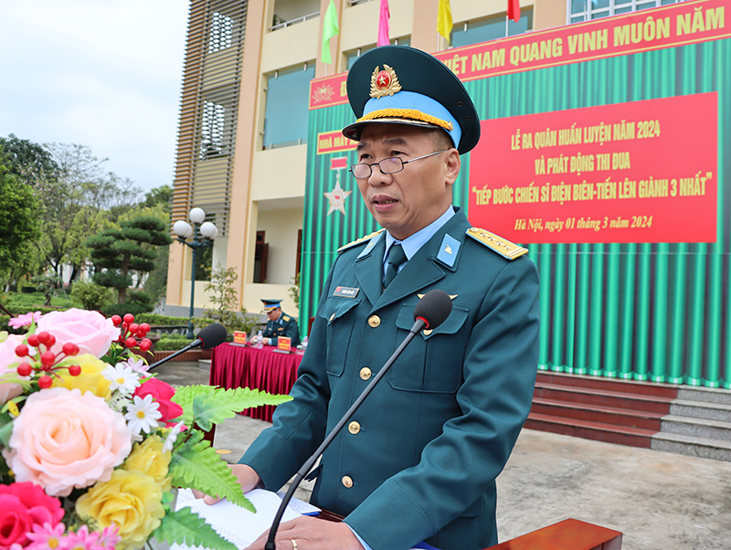 Các đơn vị trong Quân chủng Phòng không - Không quân tổ chức Lễ ra quân huấn luyện năm 2024