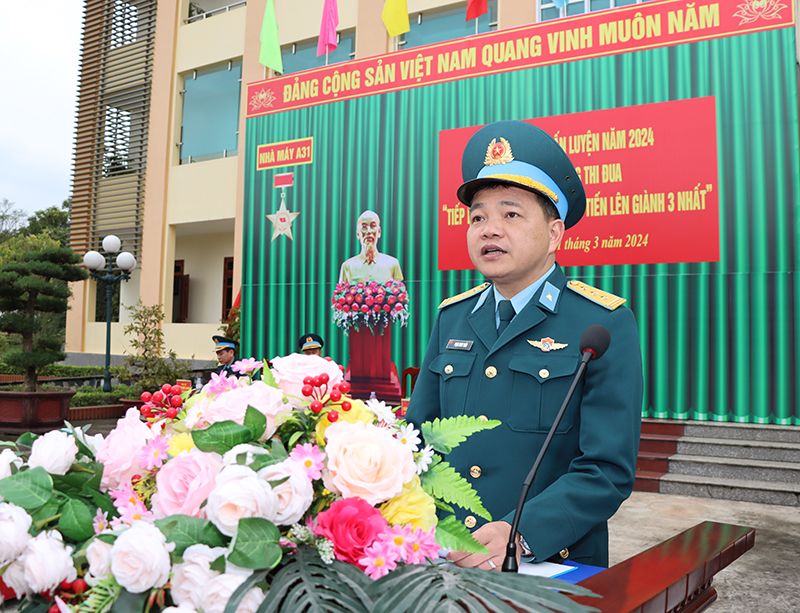 Các đơn vị trong Quân chủng Phòng không - Không quân tổ chức Lễ ra quân huấn luyện năm 2024