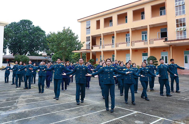 Các đơn vị trong Quân chủng Phòng không - Không quân tổ chức Lễ ra quân huấn luyện năm 2024