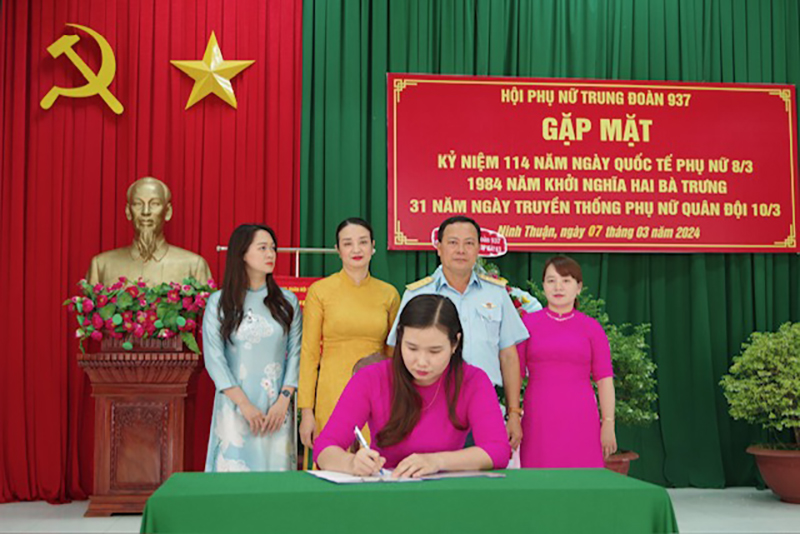 Các cơ quan, đơn vị trong Quân chủng Phòng không - Không quân gặp mặt kỷ niệm 114 năm Ngày Quốc tế Phụ nữ 8-3