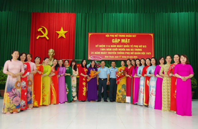 Các cơ quan, đơn vị trong Quân chủng Phòng không - Không quân gặp mặt kỷ niệm 114 năm Ngày Quốc tế Phụ nữ 8-3