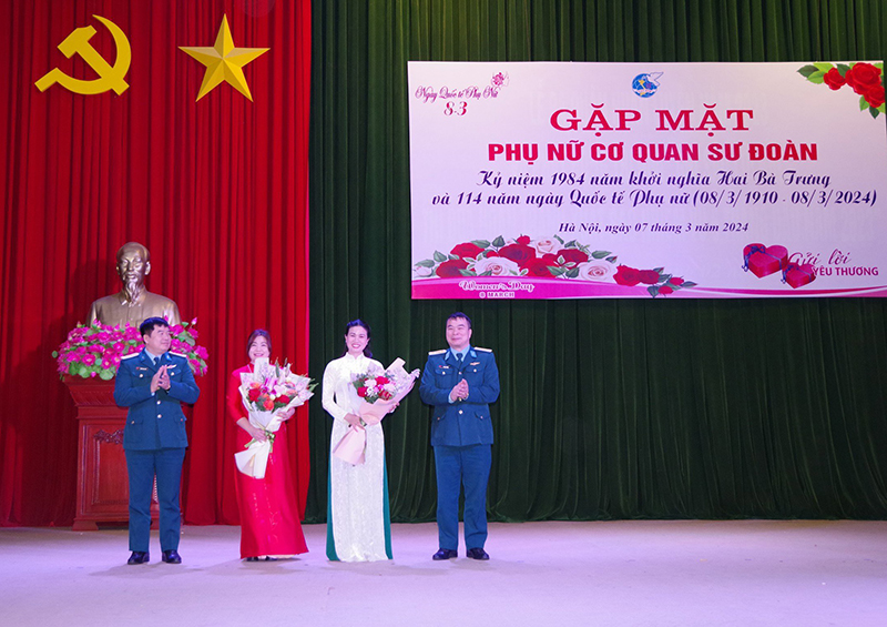 Các cơ quan, đơn vị trong Quân chủng Phòng không - Không quân gặp mặt kỷ niệm 114 năm Ngày Quốc tế Phụ nữ 8-3