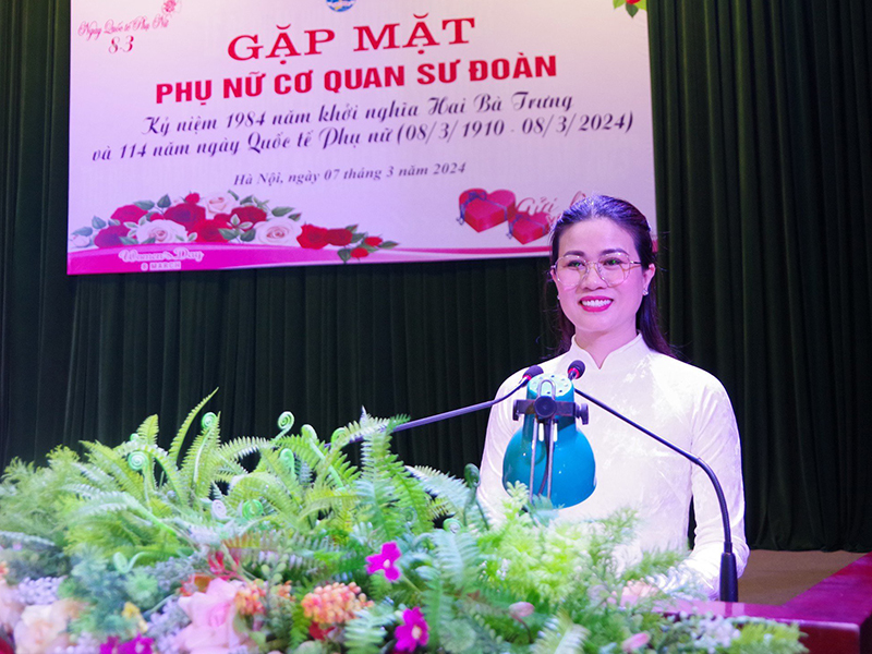 Các cơ quan, đơn vị trong Quân chủng Phòng không - Không quân gặp mặt kỷ niệm 114 năm Ngày Quốc tế Phụ nữ 8-3