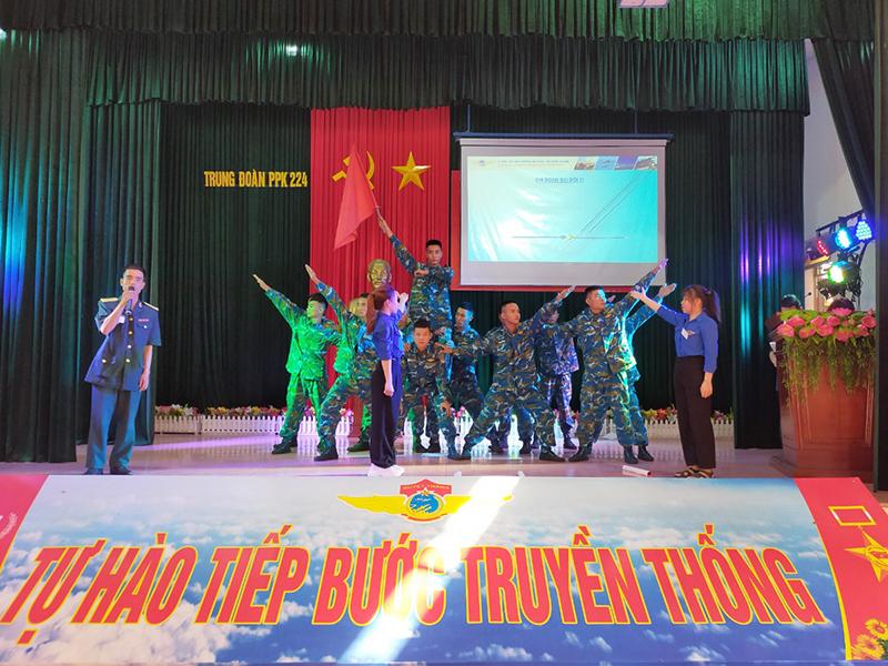 Đoàn cơ sở Trung đoàn 224 tổ chức Hội thi Tuyên truyền viên trẻ năm 2024