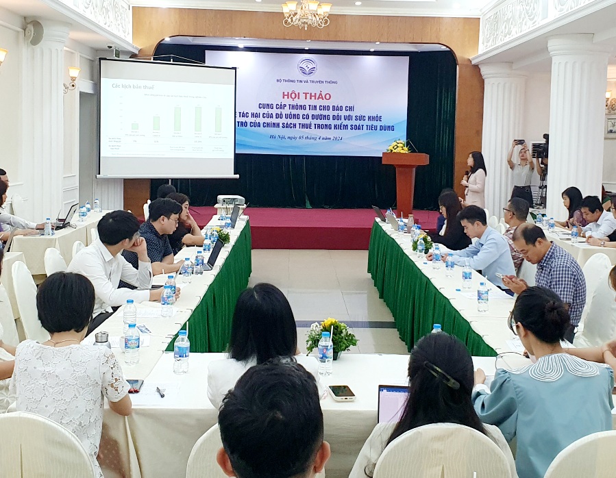 Bộ Thông tin và Truyền thông tổ chức Hội thảo về tác hại của đồ uống có đường đối với sức khỏe và vai trò của chính sách thuế trong kiểm soát tiêu dùng