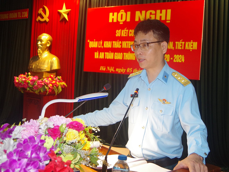 Trung đoàn 236 tổ chức Hội nghị sơ kết Cuộc vận động 50 giai đoạn 2020 - 2024