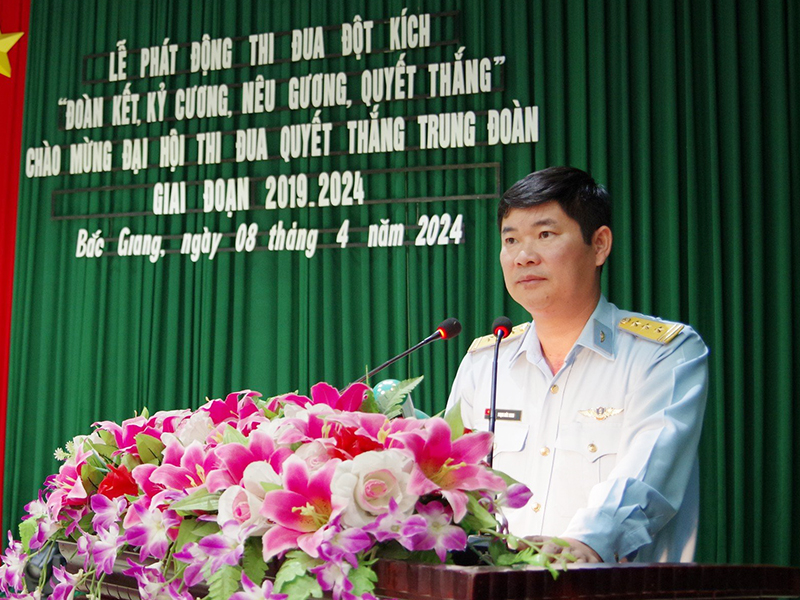 Trung đoàn Không quân 927 phát động thi đua đột kích chào mừng Đại đội Thi đua quyết thắng giai đoạn 2019-2024