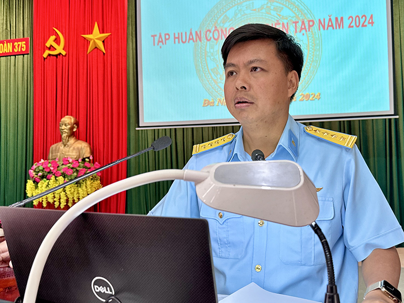 Sư đoàn 375 tập huấn công tác diễn tập năm 2024