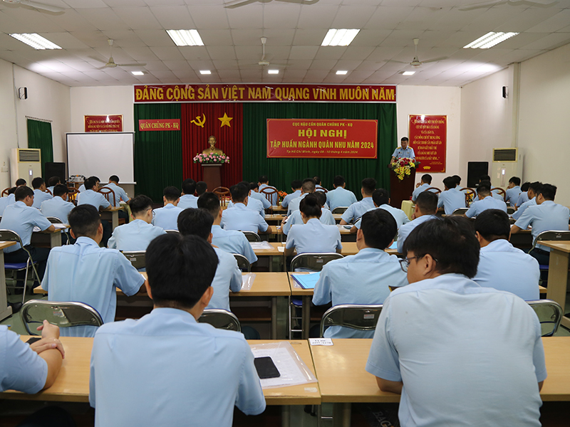 Cục Hậu cần Quân chủng Phòng không - Không quân tổ chức Hội nghị tập huấn Ngành Quân nhu năm 2024