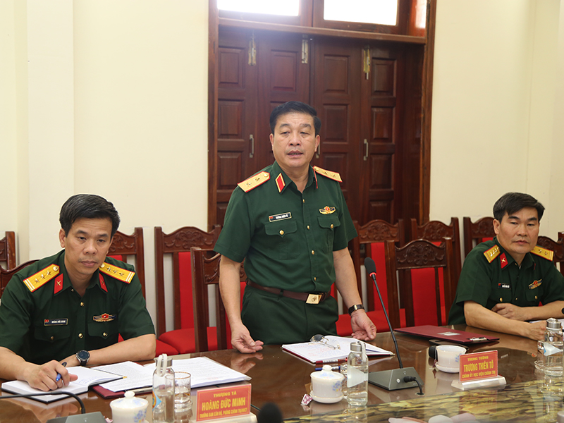 Đoàn công tác Học viện Chính trị, Bộ Quốc phòng thăm và làm việc tại Sư đoàn 367