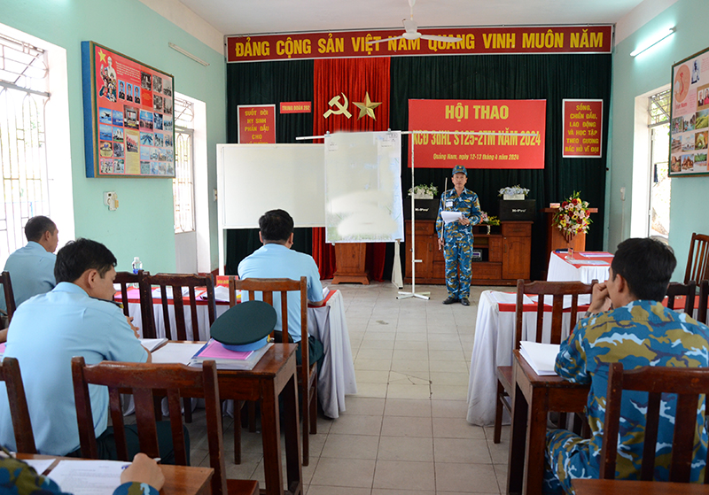 Trung đoàn 282 tổ chức Hội thao Kíp chiến đấu Tiểu đoàn hỏa lực tên lửa năm 2024