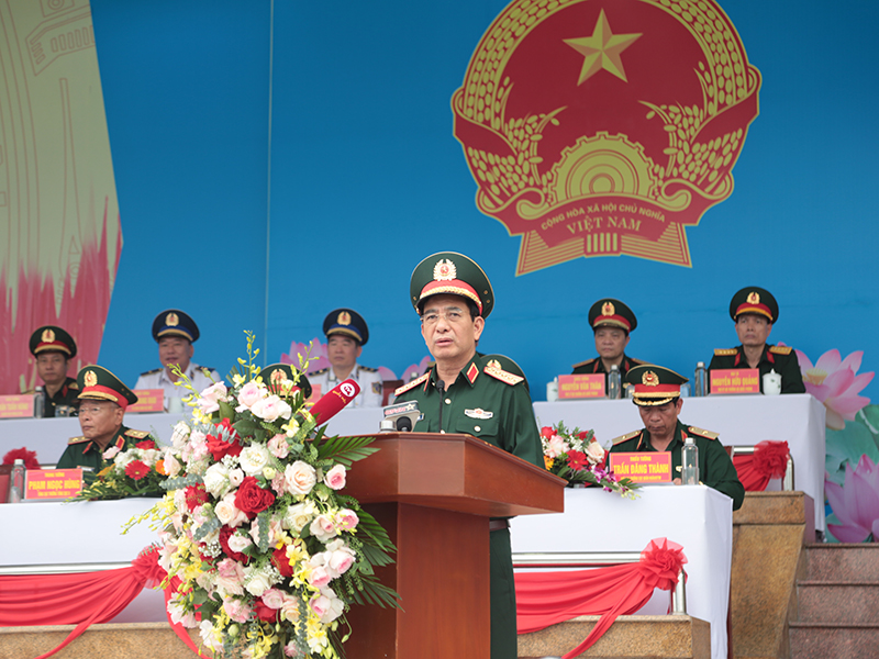 Hợp luyện các lực lượng vũ trang tham gia diễu binh, diễu hành kỷ niệm 70 năm Chiến thắng Điện Biên Phủ