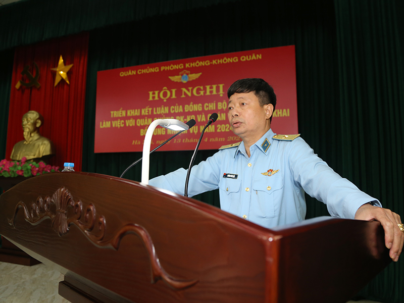 Quân chủng Phòng không - Không quân tổ chức Hội nghị triển khai Kết luận của Bộ trưởng Bộ Quốc phòng