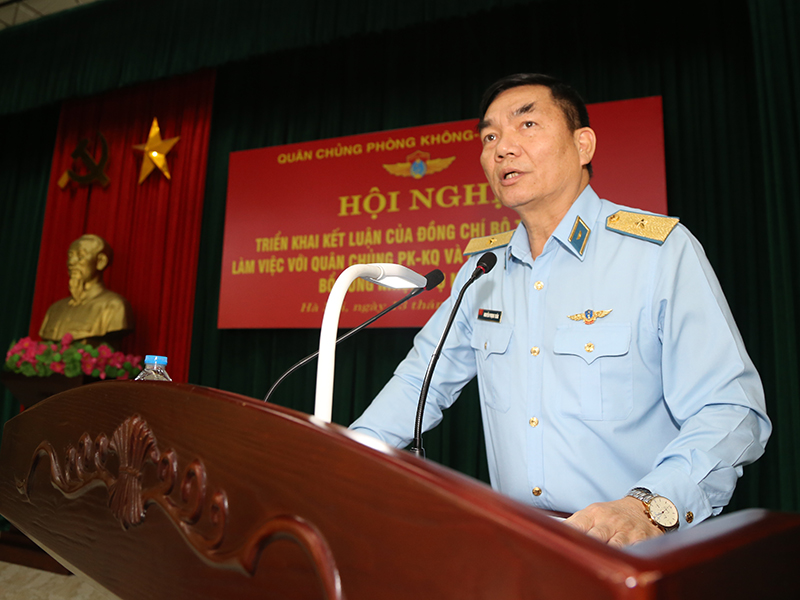 Quân chủng Phòng không - Không quân tổ chức Hội nghị triển khai Kết luận của Bộ trưởng Bộ Quốc phòng