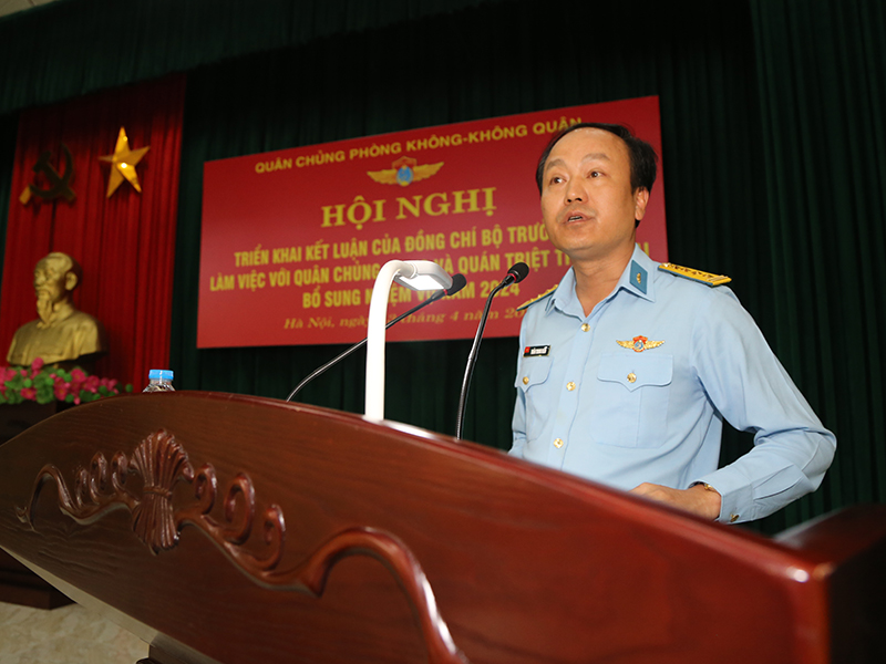 Quân chủng Phòng không - Không quân tổ chức Hội nghị triển khai Kết luận của Bộ trưởng Bộ Quốc phòng
