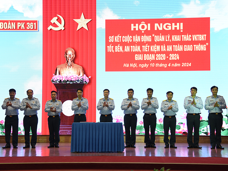 Sư đoàn 361 tổ chức Hội nghị sơ kết Cuộc vận động 50 giai đoạn 2020 - 2024