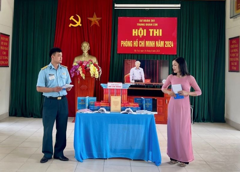 Trung đoàn 236 tổ chức thành công Hội thi Phòng Hồ Chí Minh