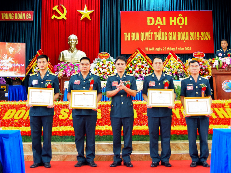 Trung đoàn 64 tổ chức Đại hội Thi đua quyết thắng giai đoạn 2019-2024