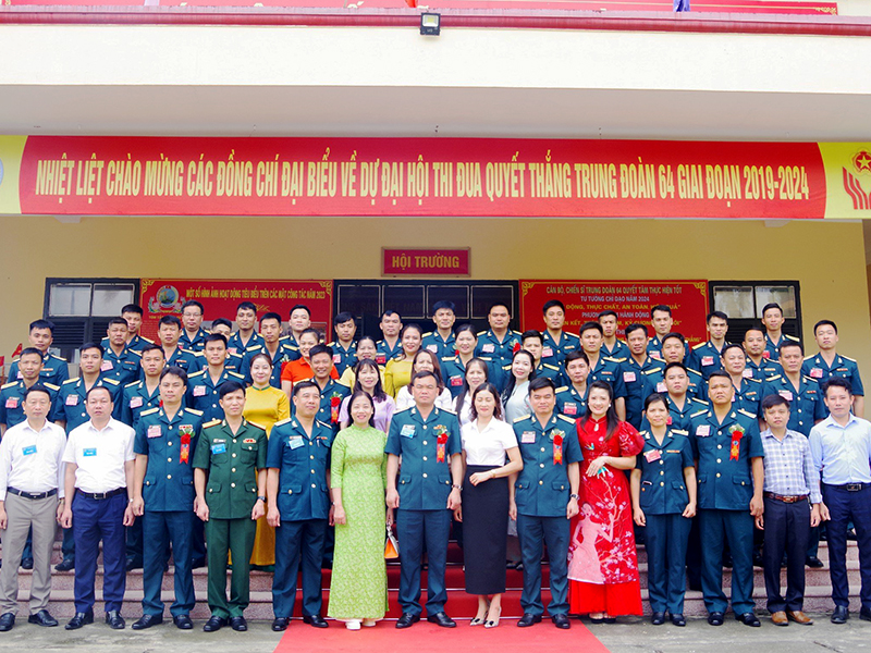 Trung đoàn 64 tổ chức Đại hội Thi đua quyết thắng giai đoạn 2019-2024
