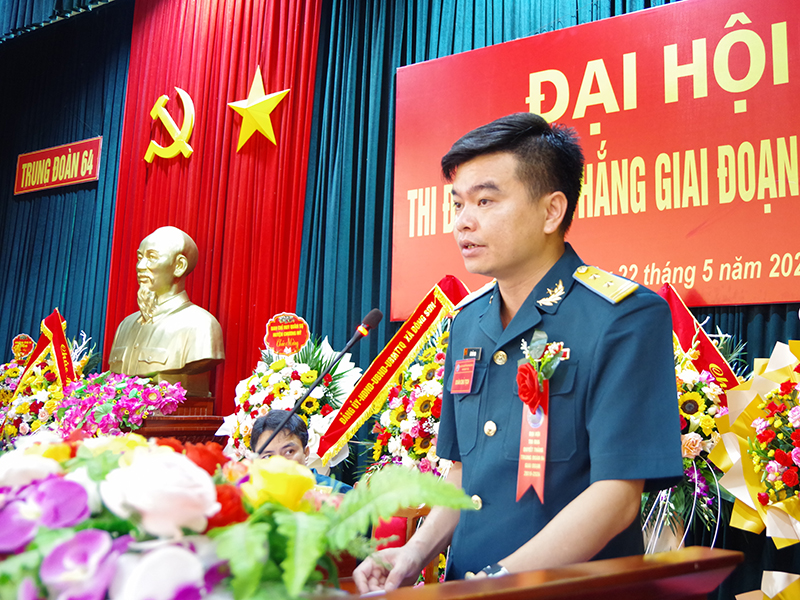 Trung đoàn 64 tổ chức Đại hội Thi đua quyết thắng giai đoạn 2019-2024