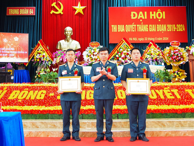 Trung đoàn 64 tổ chức Đại hội Thi đua quyết thắng giai đoạn 2019-2024