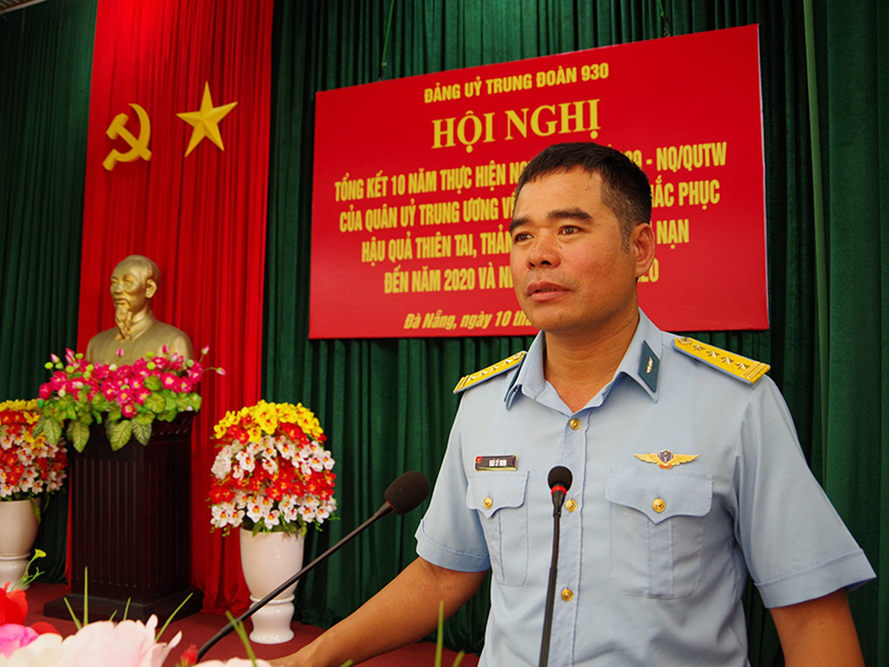 Đảng ủy Trung đoàn 930 tổng kết 10 năm thực hiện Nghị quyết 689-NQ/QUTW của Quân ủy Trung ương