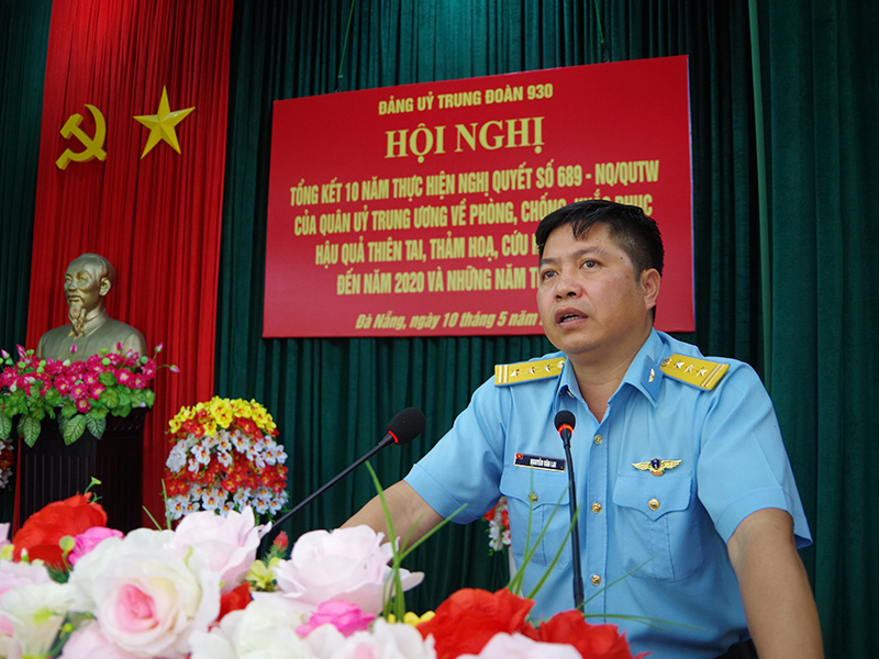 Đảng ủy Trung đoàn 930 tổng kết 10 năm thực hiện Nghị quyết 689-NQ/QUTW của Quân ủy Trung ương