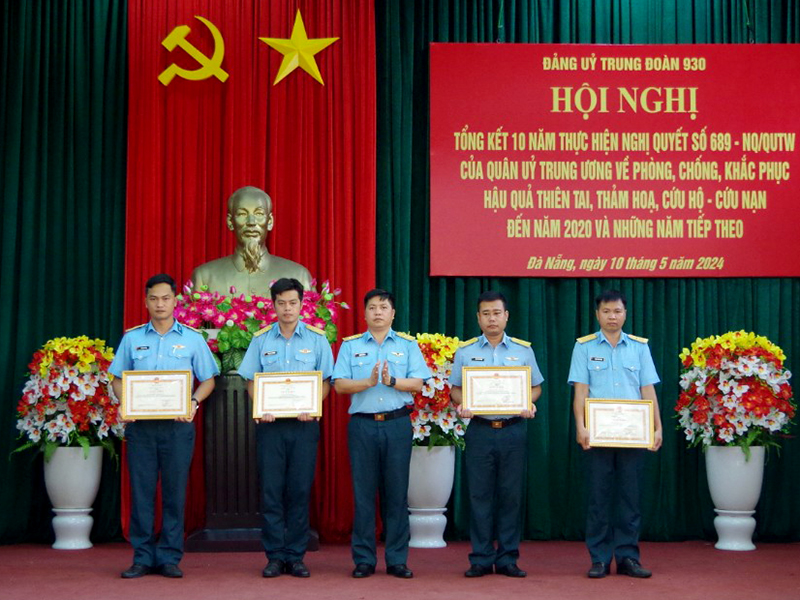 Đảng ủy Trung đoàn 930 tổng kết 10 năm thực hiện Nghị quyết 689-NQ/QUTW của Quân ủy Trung ương
