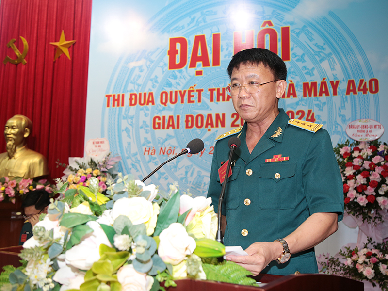 Nhà máy A40, Bộ Tham mưu PK-KQ tổ chức Đại hội Thi đua quyết thắng giai đoạn 2019-2024