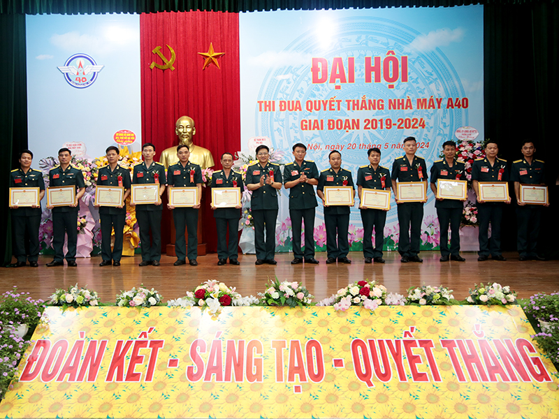 Nhà máy A40, Bộ Tham mưu PK-KQ tổ chức Đại hội Thi đua quyết thắng giai đoạn 2019-2024