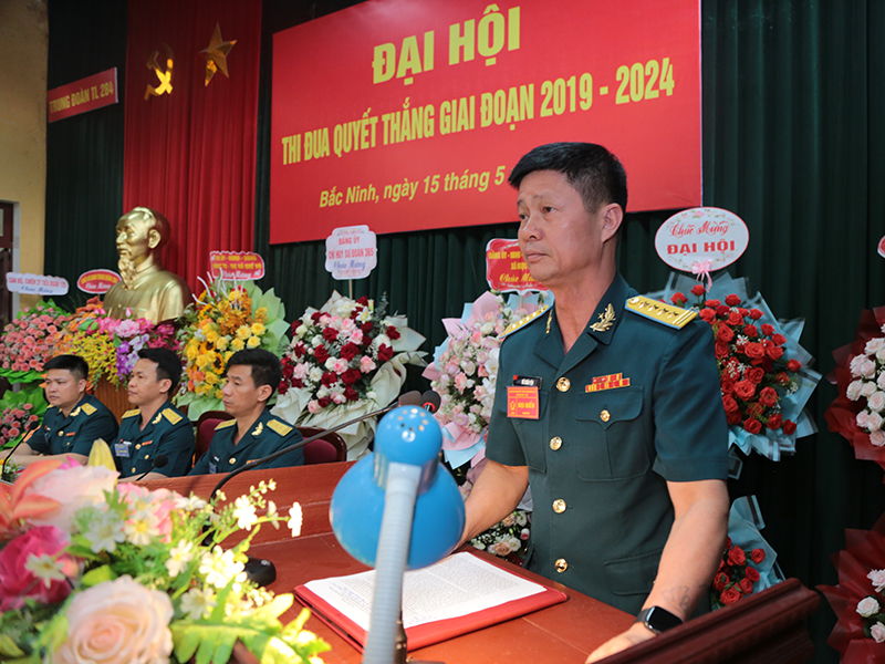 Trung đoàn 284 tổ chức Đại hội Thi đua quyết thắng giai đoạn 2019-2024