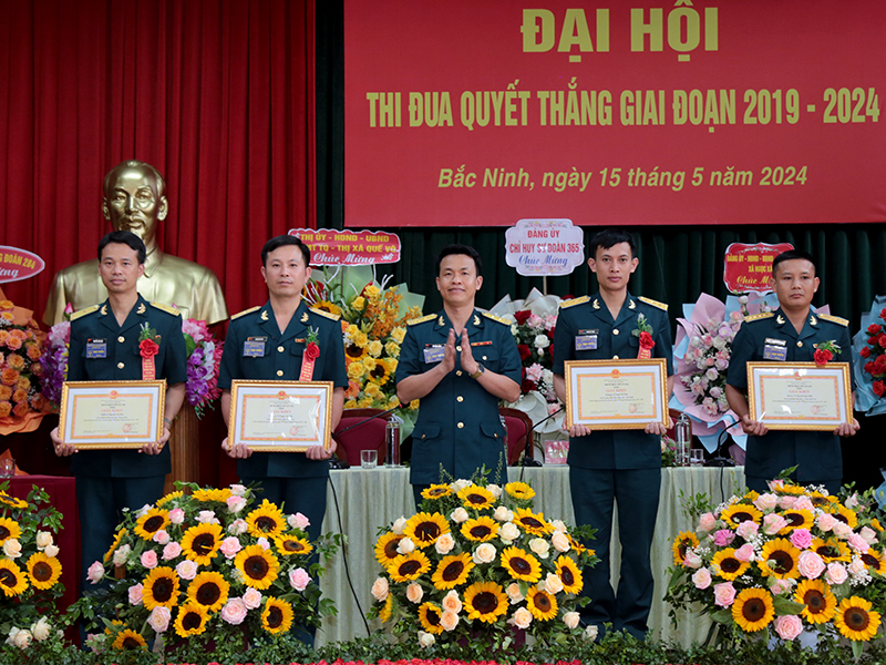 Trung đoàn 284 tổ chức Đại hội Thi đua quyết thắng giai đoạn 2019-2024