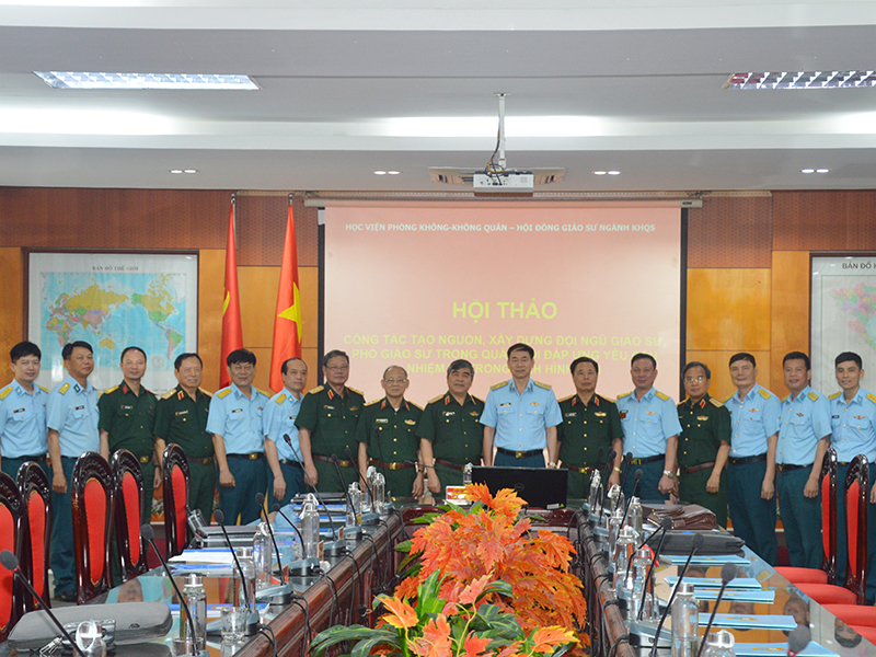 Hội thảo “Công tác tạo nguồn xây dựng đội ngũ Giáo sư, Phó Giáo sư trong Quân đội đáp ứng yêu cầu nhiệm vụ trong tình hình mới”