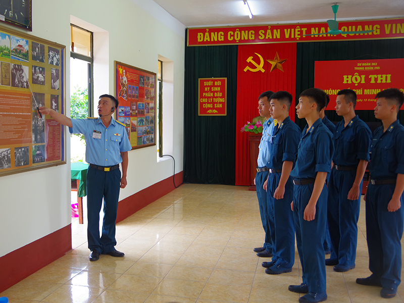 Sư đoàn 363 tổ chức Hội thi Phòng Hồ Chí Minh năm 2024