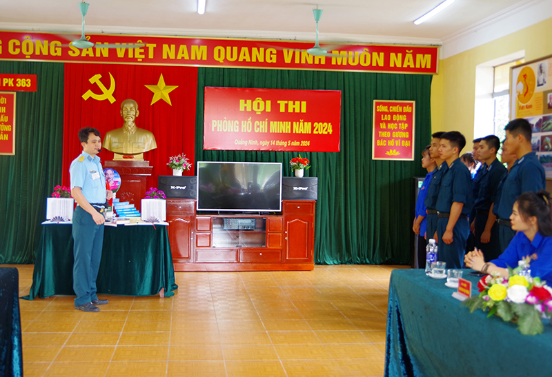 Sư đoàn 363 tổ chức Hội thi Phòng Hồ Chí Minh năm 2024