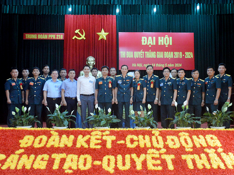 Trung đoàn 218 tổ chức Đại hội Thi đua quyết thắng giai đoạn 2019-2024