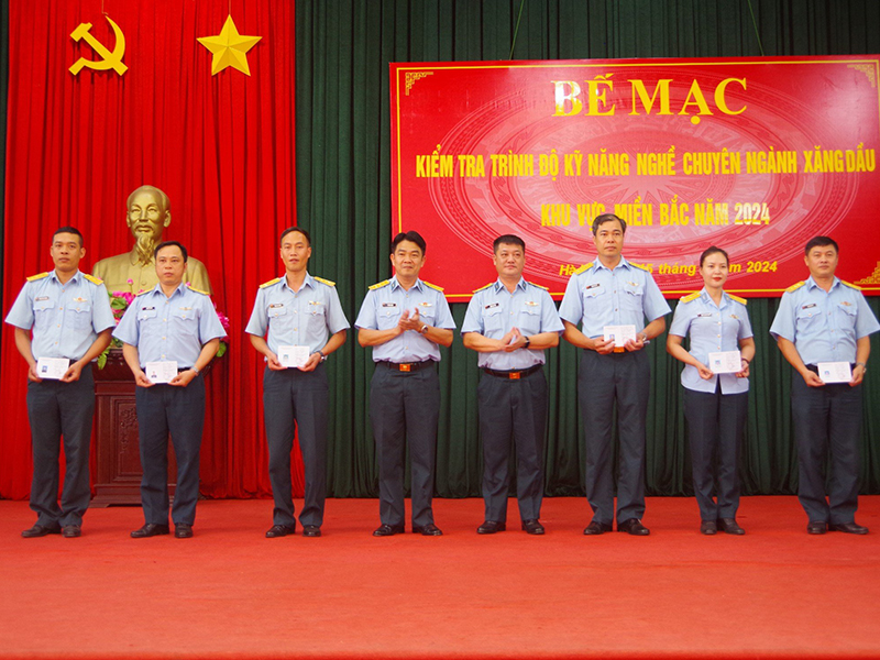 Quân chủng Phòng không - Không quân kiểm tra trình độ kỹ năng nghề chuyên ngành Xăng dầu khu vực Miền Bắc năm 2024