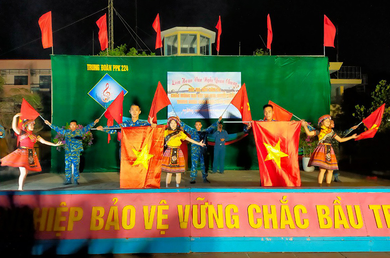 Trung đoàn 224 tổ chức Liên hoan Văn nghệ quần chúng; hát ru, hát dân ca năm 2024