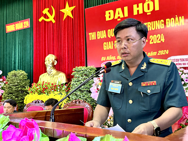 Trung đoàn 224 tổ chức Đại hội Thi đua Quyết thắng giai đoạn 2019-2024