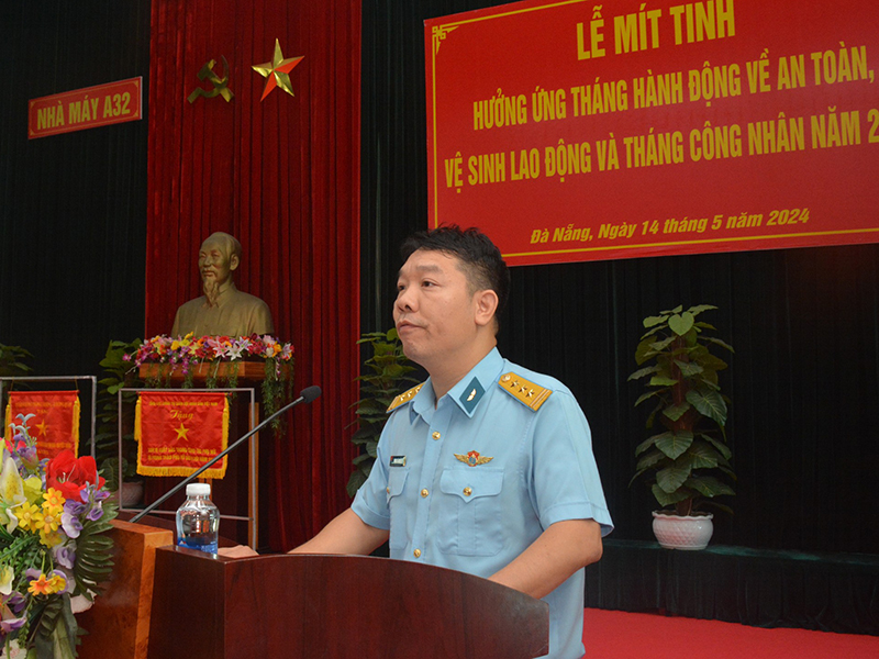 Nhà máy A32 mít tinh hưởng ứng Tháng hành động về An toàn, vệ sinh lao động và Tháng Công nhân năm 2024