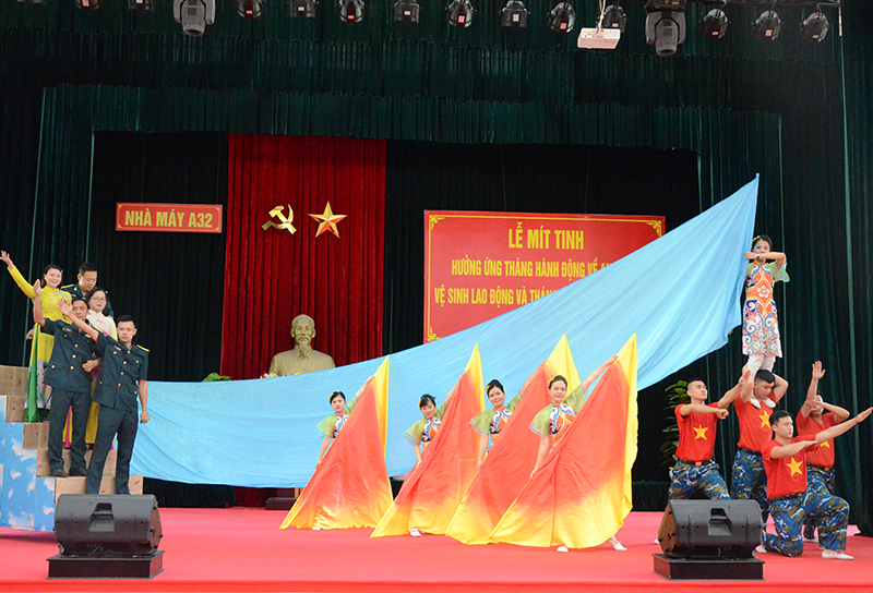 Nhà máy A32 mít tinh hưởng ứng Tháng hành động về An toàn, vệ sinh lao động và Tháng Công nhân năm 2024