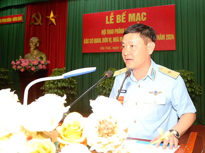 Quân chủng Phòng không - Không quân tổ chức Bế mạc Hội thao Phòng cháy, chữa cháy các cơ quan, đơn vị, nhà máy khu vực Miền Bắc năm 2024
