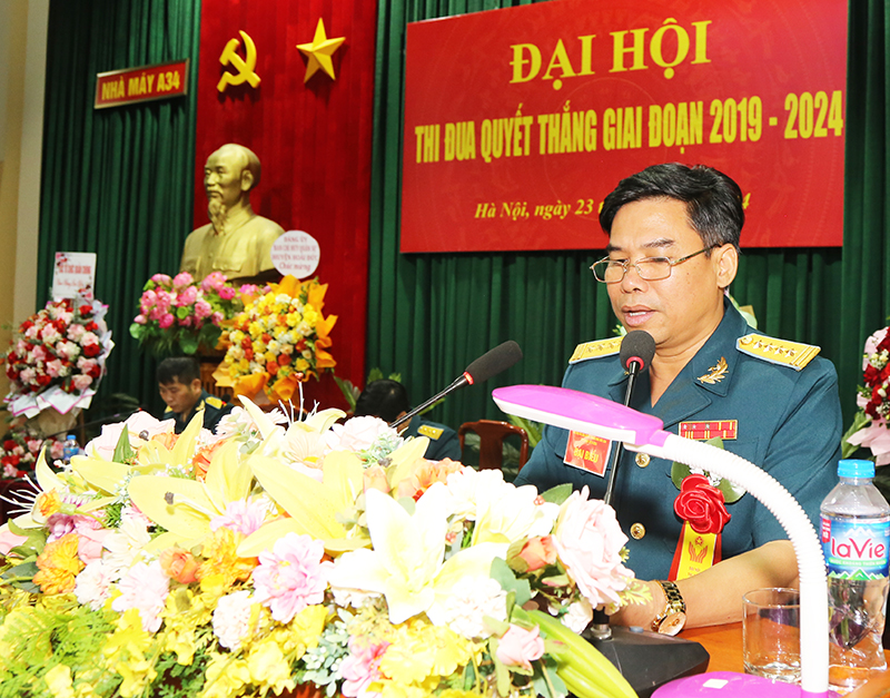 Nhà máy A34 tổ chức thành công Đại hội Thi đua Quyết thắng