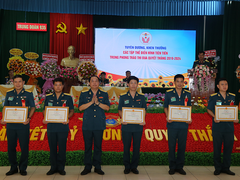 Trung đoàn 935 tổ chức Đại hội Thi đua Quyết thắng giai đoạn 2019-2024