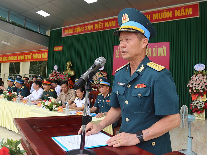 Sư đoàn 365 tổ chức Lễ tuyên thệ Chiến sĩ mới năm 2024