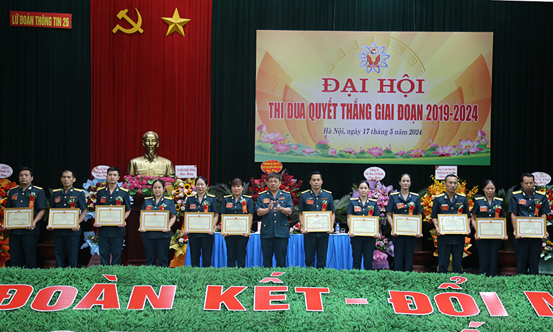 Lữ đoàn Thông tin 26 tổ chức Đại hội Thi đua Quyết thắng giai đoạn 2019 - 2024